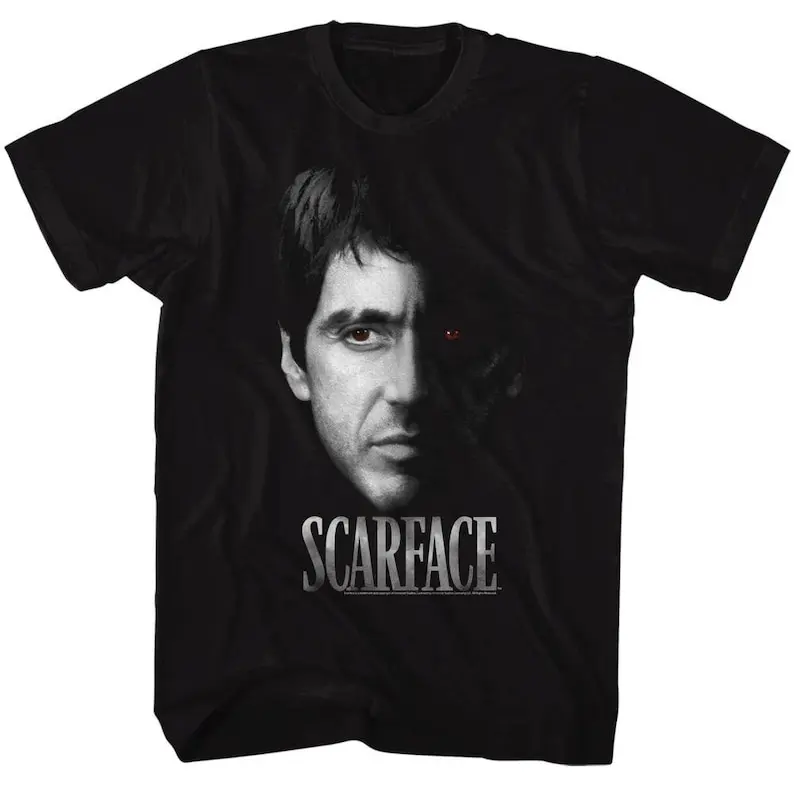 Scarface Red Eye Black T-Shirt