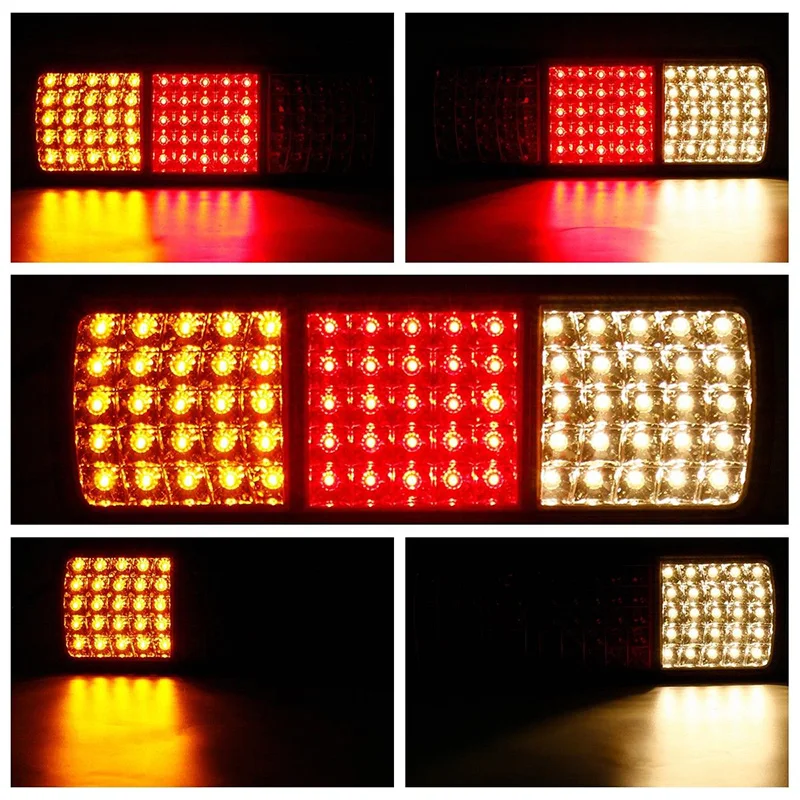 1X75 LED 12V Car Truck Boat Trailer Rear Tail Light Brake Reverse Indicator Lamp