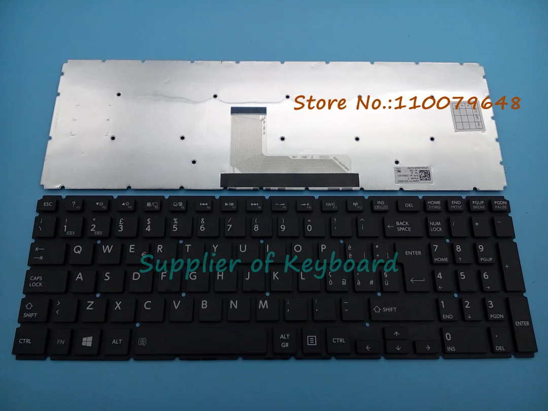 NEW Italian/Brazillian Keyboard For Toshiba Satellite L50-B L50D-B L50T-B L55-B L55D-B L55T-B P55W-B5220 P55W-B5221 P55W-B5224