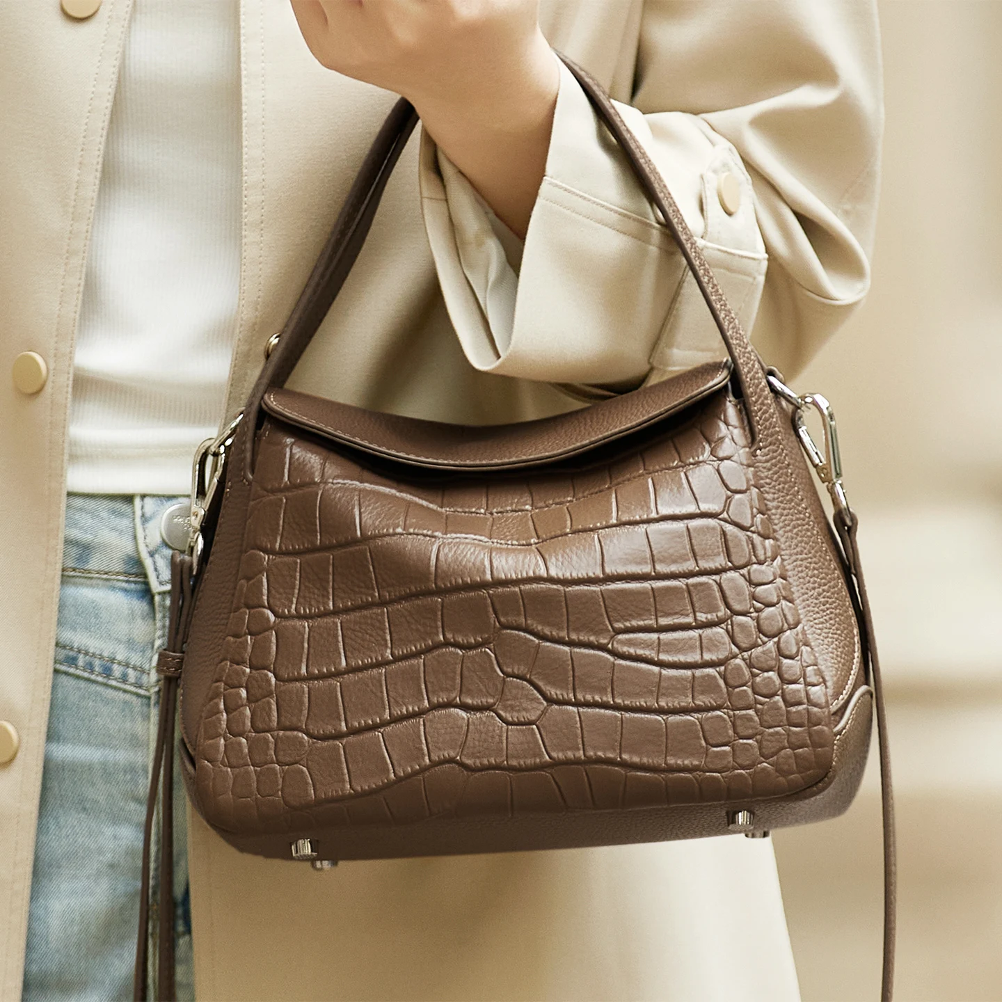 

Hot Pattern Women Genuine Leather Shoulder Messenger Bags Purses Ladies Real Skin Bag Crossbody Girls Luxurious HOT#YC619