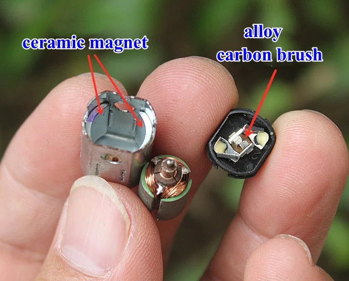 10 Stuks, Gloednieuwe 10*12*17.5Mm Ndfeb N21-1951 3V 3.7V 30000Rpm Hoge Snelheid N20 N21 Micro Dc Motor Met Ontluchting ~