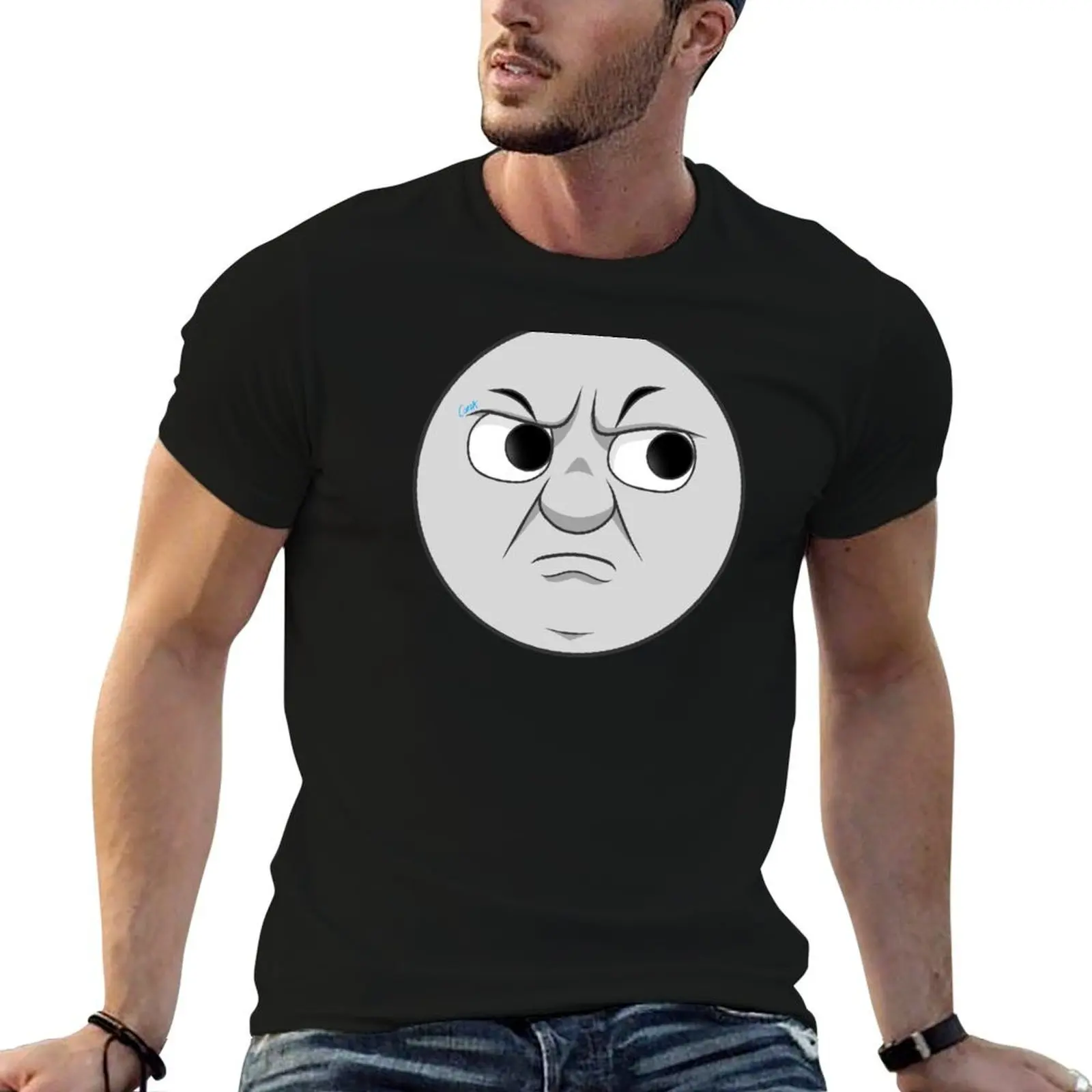 

Percy (grumpy face) T-Shirt t shirts for man pack cotton t shirts for man graphic funny T-Shirt