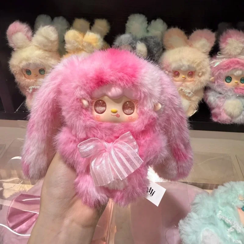 New Genuine Yooki Hopping Bunny Series Blind Box Kawai Vinyl Plush Bag Keychain Doll Yooki Mystery Box Trendy Toys Birthday Gift