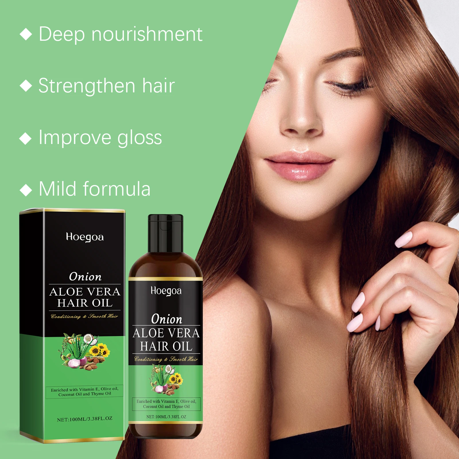 HOEGOA 100mL Onion Aloe Vera H - Hair Care With Aloe Vera 评论和价格