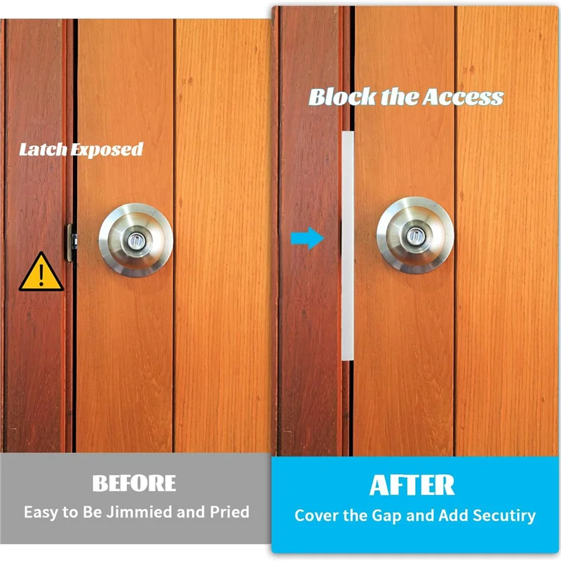 A44F-2 шт. Защитная пластина дверной защелки, защитная защелка с наружным углом, крышка дверной защелки, L-образная защита