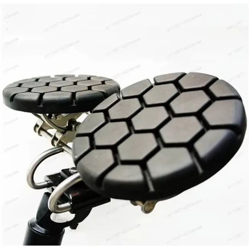 Wide Balance Noseless Bike Saddle Cushion, Enlarged Comfort Seat for Long Distance Cycling