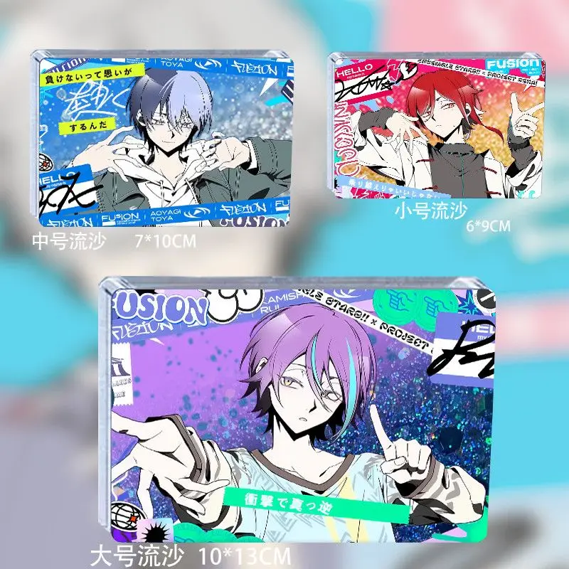 أنيمي مشروع Sekai Aoyagi Toya Sena izumi Noctilucent الانجراف الرمال الرمال المتحركة جونغ تأثيري الكرتون تزيين مكتب الحلي هدية