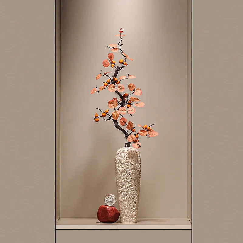 YFY times come and go light luxury vase ornament living room entrance lucky simulation flower ornament housewarming