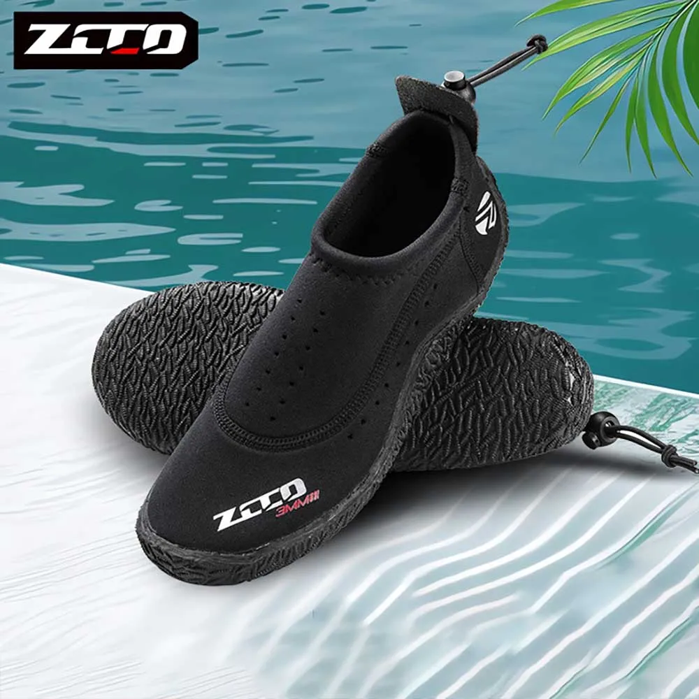 

3MM Neoprene Short Diving Boots Scuba Diving Snorkeling Water Shoes Beach Surfing Anti Slip Boots Snorkeling Water Shoes