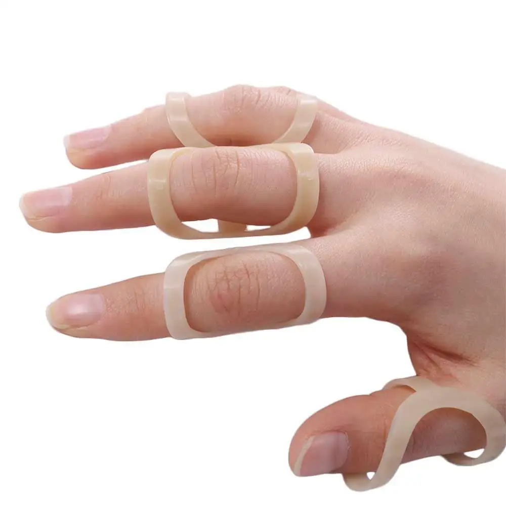 Ring Sleeve Oval Finger Splint Finger Cuff Oval Finger Splint Support Waterproof Skin Finger Joint Stabilizer