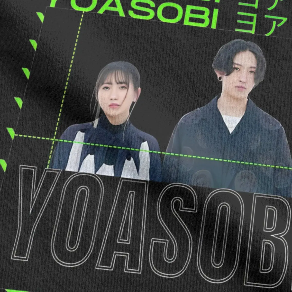 تي شيرت قطني برقبة دائرية للرجال ، تي شيرتات Yoasobi ، قمم كلاسيكية ، Kpop Ayase Ikura Yaosobi ، أكمام قصيرة ، الصيف