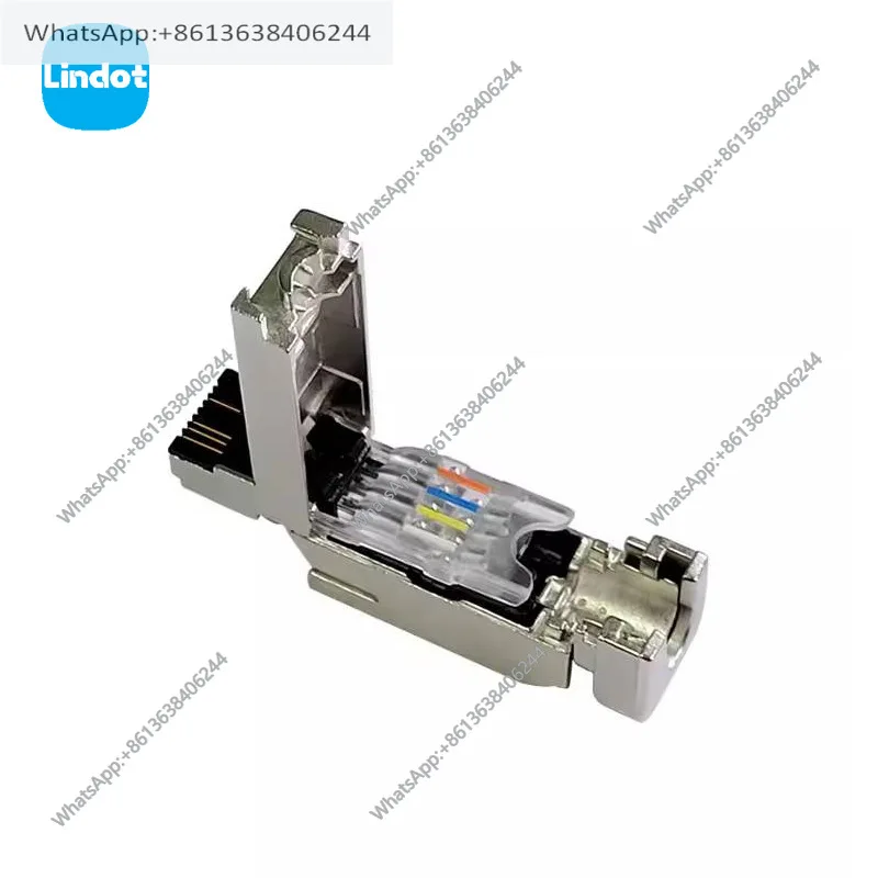 Compatible with 4-core network cable profinet industrial crystal head RJ45 bending connector 6GK1901-1BB10