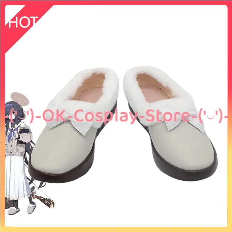 

Kozeki Ui Cosplay Shoes Game Blue Archive Cosplay Prop PU Leather Shoes Halloween Carnival Boots Custom Made