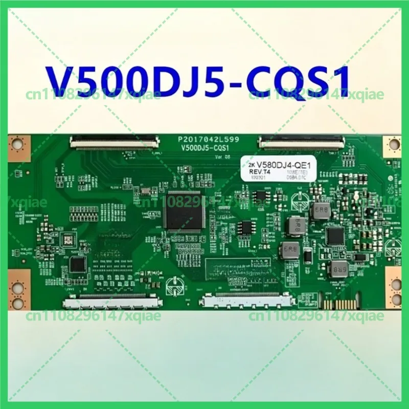 For New Upgraded TV Logic Board V500DJ5-CQS1 Barcode V500DJ6-QE1 T4 C1 2K 4K LCD T-con Replacement Accessories