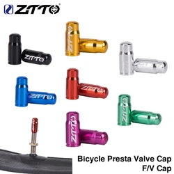 ZTTO 2Pcs MTB Mountain Bicycle Presta Valve Caps F/V Protector For Road Bike French Tyre F/V Inner Tube Tire Dustproof Cover