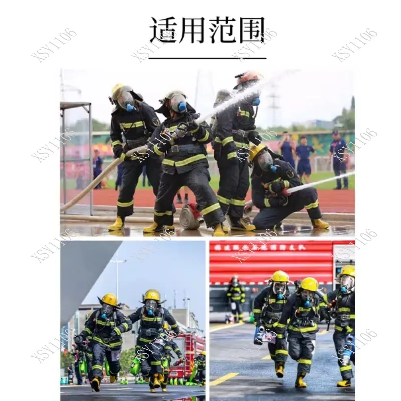 Steel Toe Fire Safety Boots - 3C Certified Anti-smashing & Anti-piercing Fire Protection Boots for Workplace