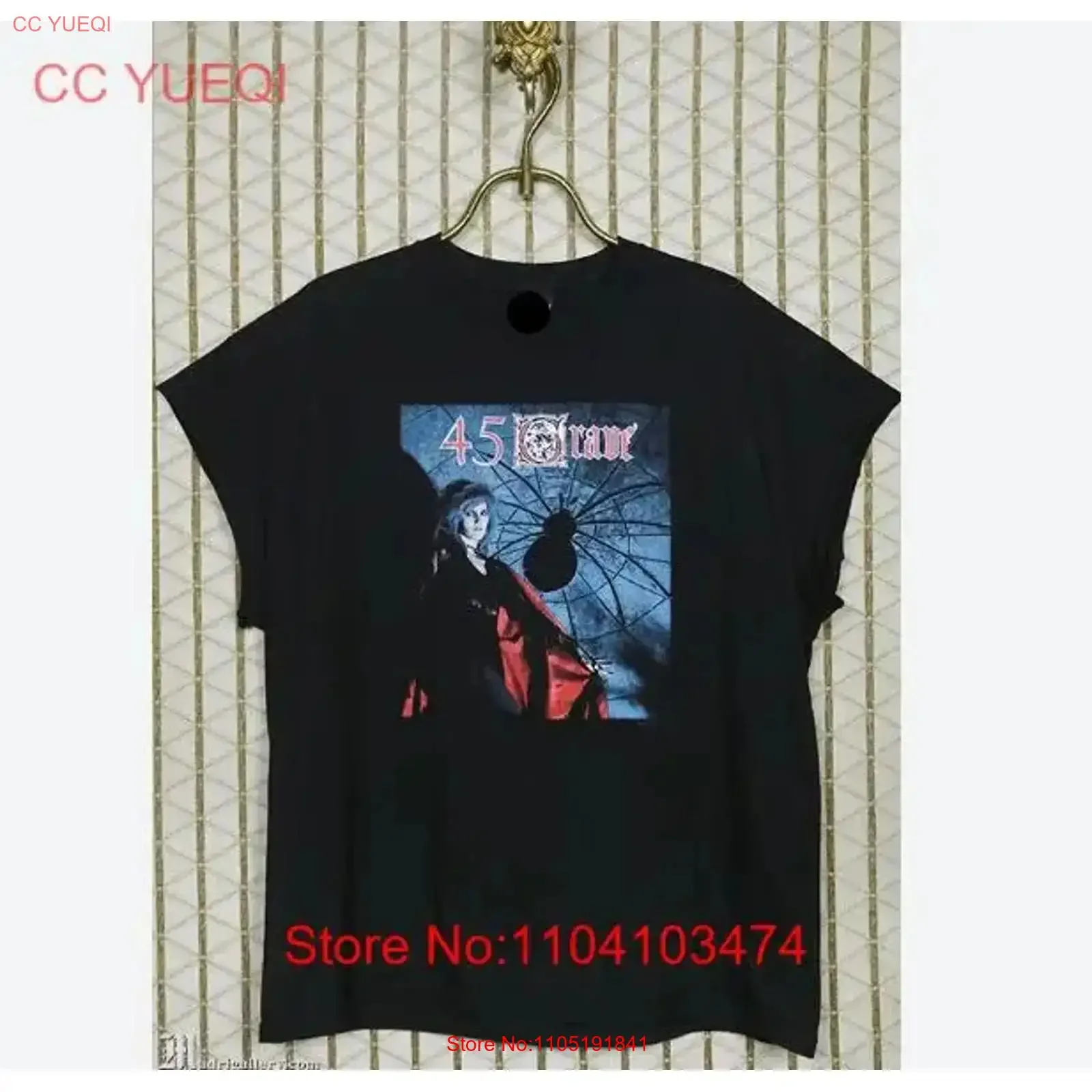 Rare 45 T Shirt Halloween gift hot cotton unisex vintage Washed designer clothes homme streetwear Soft fashion Versatile