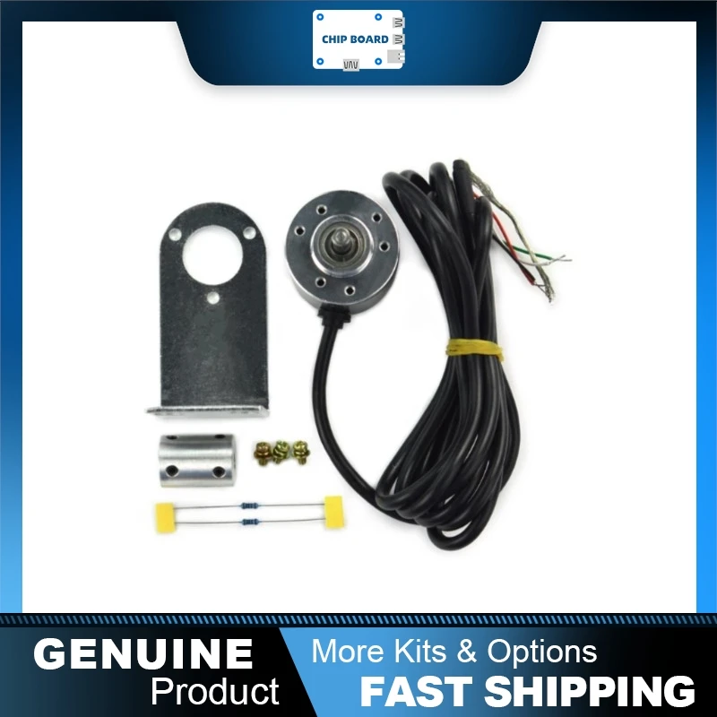 DFRobot Incremental Rotary Encoder 400P/R, Photoelectric, Aluminum Housing, 1600 Pulses/Rev, Up to 5000RPM