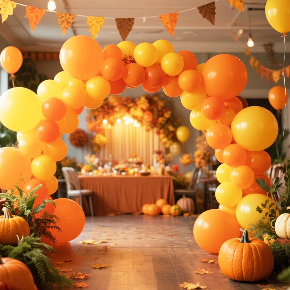 Balony lateksowe pomarańczowe  – Orange Lighting Decor recenzja i cena
