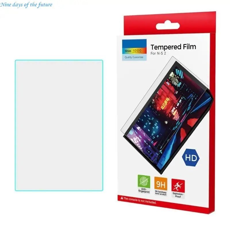 Upgrades Tempered Glass Film Scratch Resistant Screen Protector for NS2 Switch2 E65A