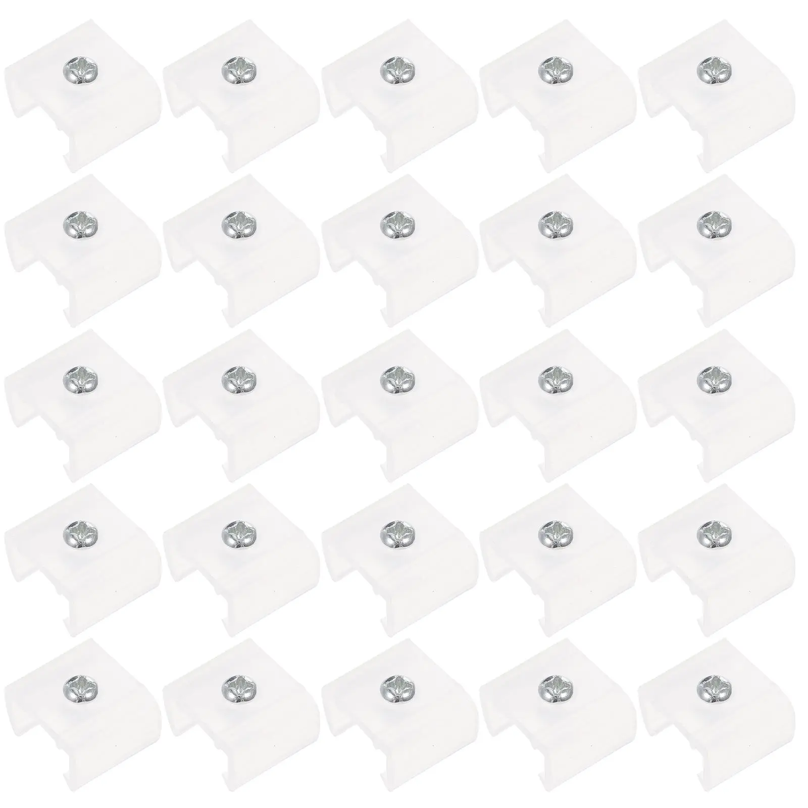 

100 Pcs LED Outdoor Strip Lights Silicone Bracket Living Room Decor and Accessories Rope