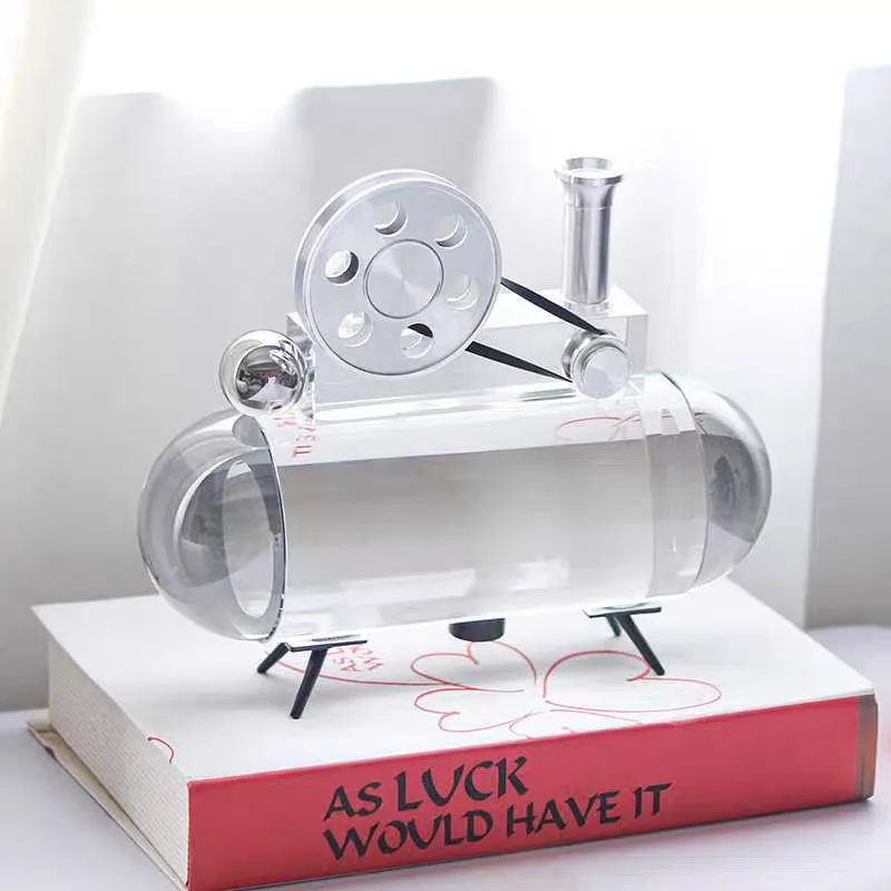 Light luxury retro crystal movie projector art decor, entryway hotel study home decoration