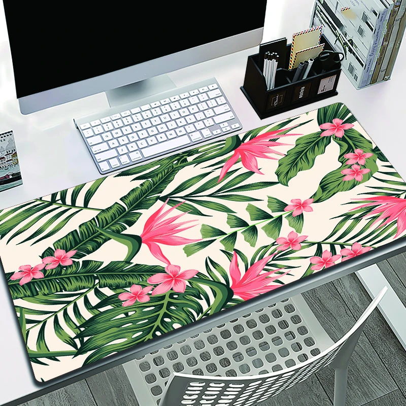 

800x300 Large Size Leaves Art Mouse Pad Computer Keyboard Desk Mat Gaming Hoom Accessories for Office Hoom Color Art Mousepad