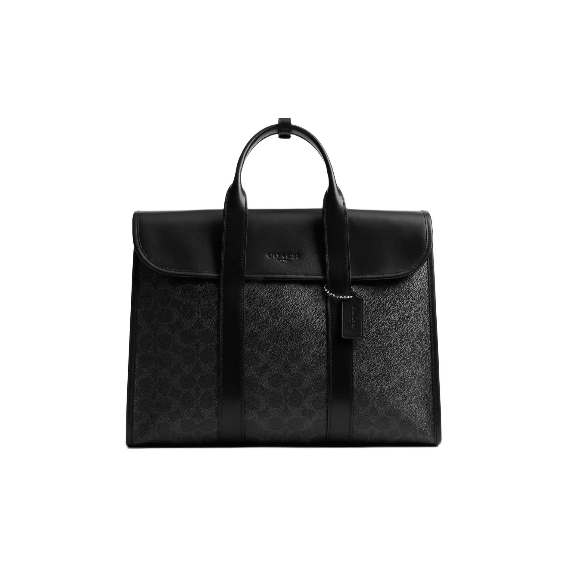 COACH Gotham Artificial Leather With Cow Leather Briefcase Large Men's Black C5319-OY2