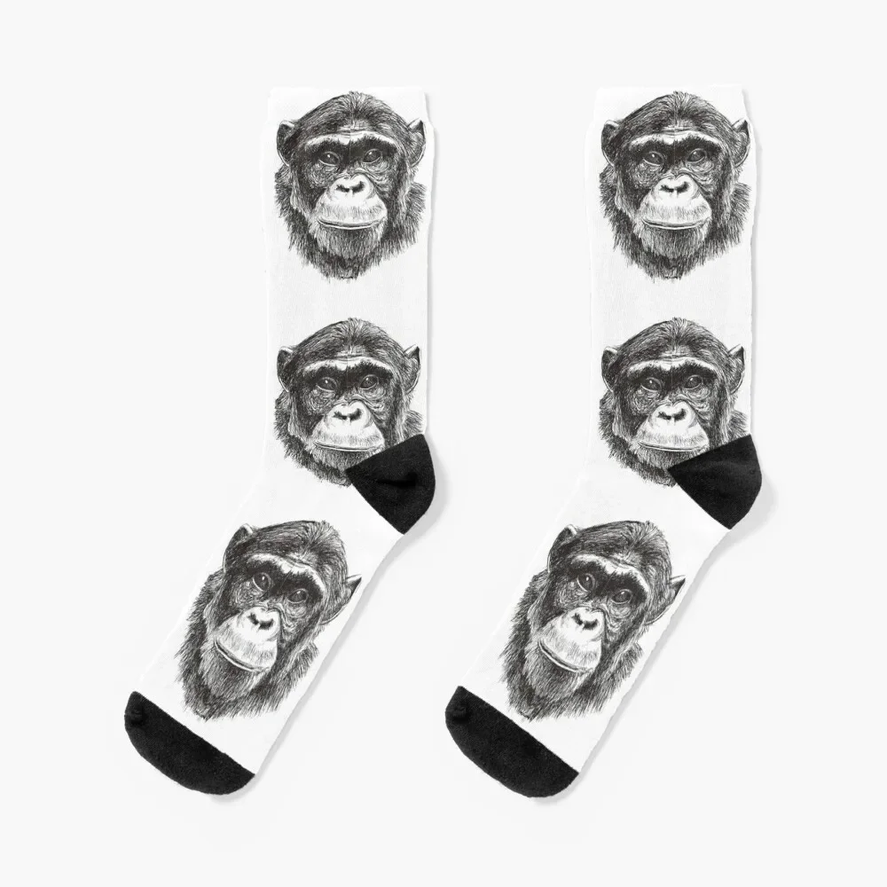 

Chimpanzee Socks New year's sport Woman Socks Men's