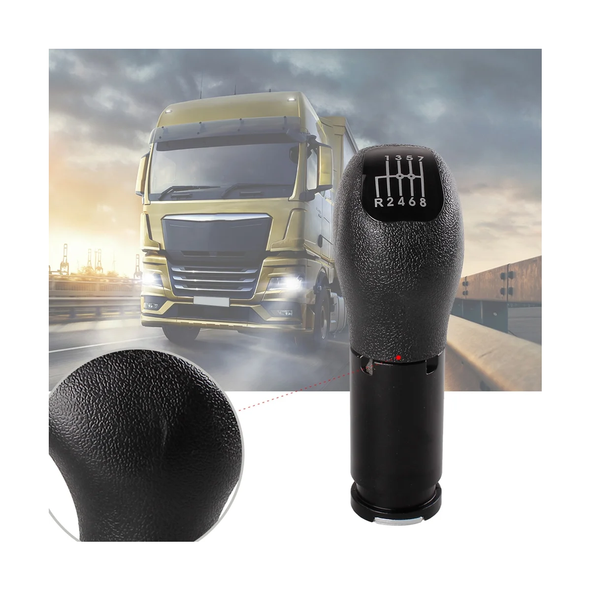 New 8 Speed Manual Gear Shift Shifter Knob for / Truck Accessories