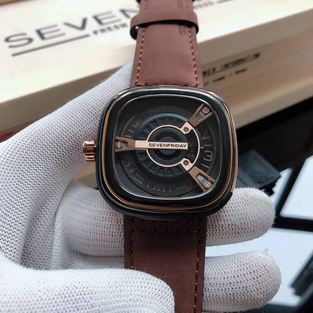 New product SEVENFRIDAY fashion men's watch M2/02 large dial automatic mechanical movement supports NFC function trend brand wat