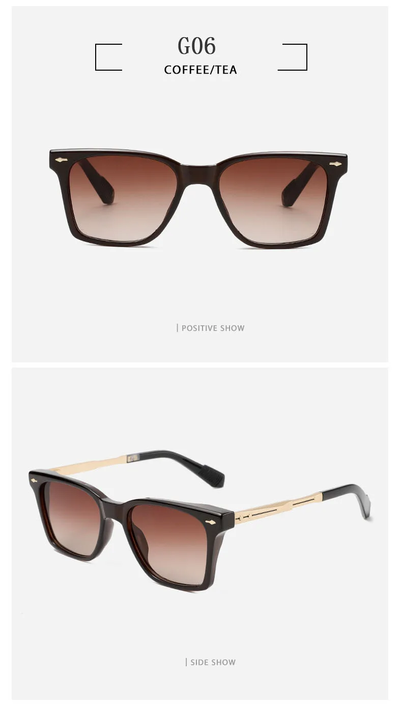 Mode Sonnenbrillen Frauen 2025, Vintage Quadrat Sonnenbrille Männer Retro Brille Dropshipping Gafas De Sol Hombre Lunette Soleil Femme – Detail 17