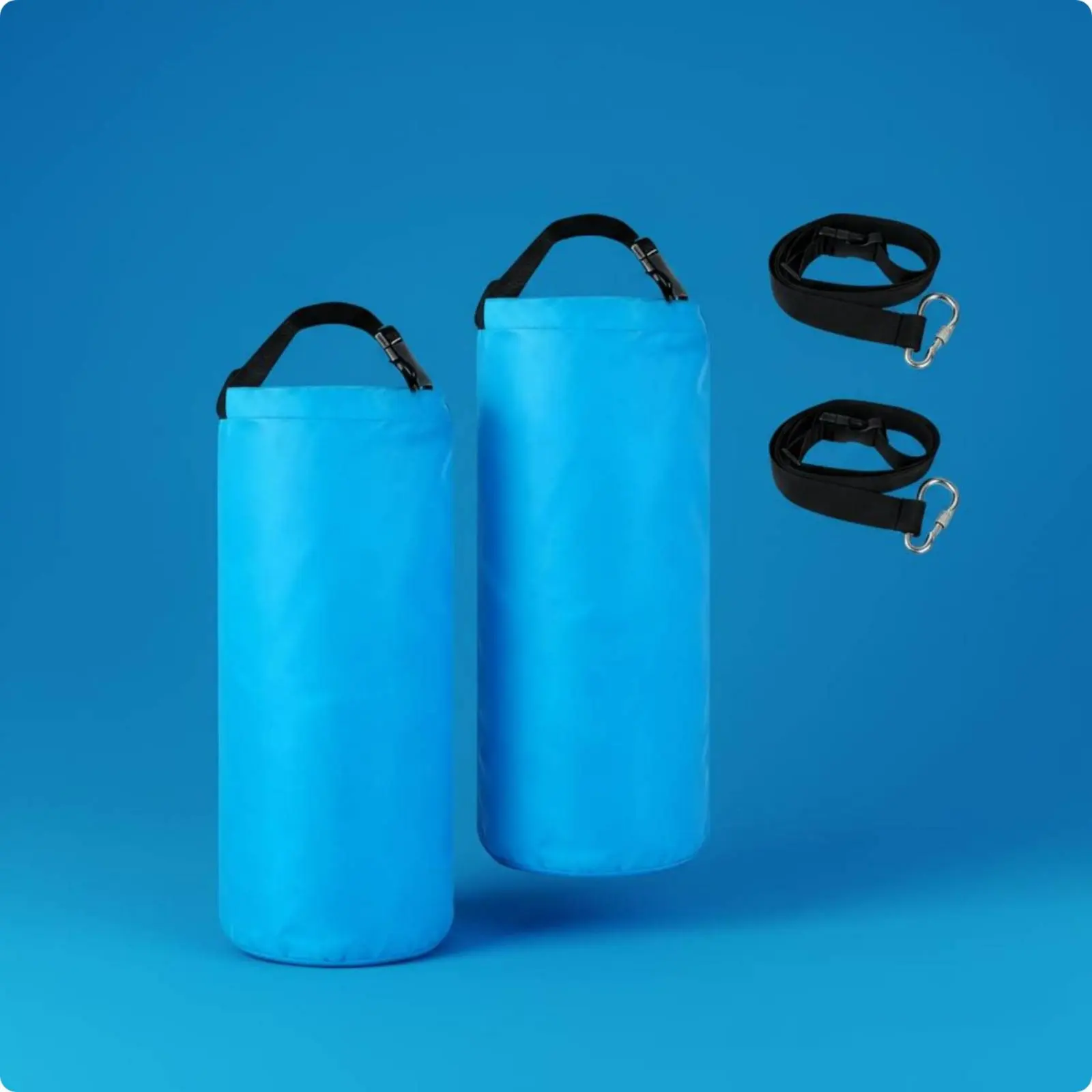 Round Bottom Drawstring Bag Polyester Drawstring Storage Bag Travel Storage Pouch Easy to Close Lightweight for Outdoor, Beach