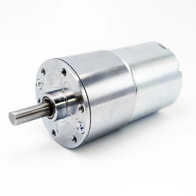 24V ZGA37RG 12V dc reductiemotor 5 RPM 10 RPM 15 RPM 20 RPM 30 RPM 50 RPM 100 RPM tot 1000 RPM 37 MM Versnellingsbak Dc Motor