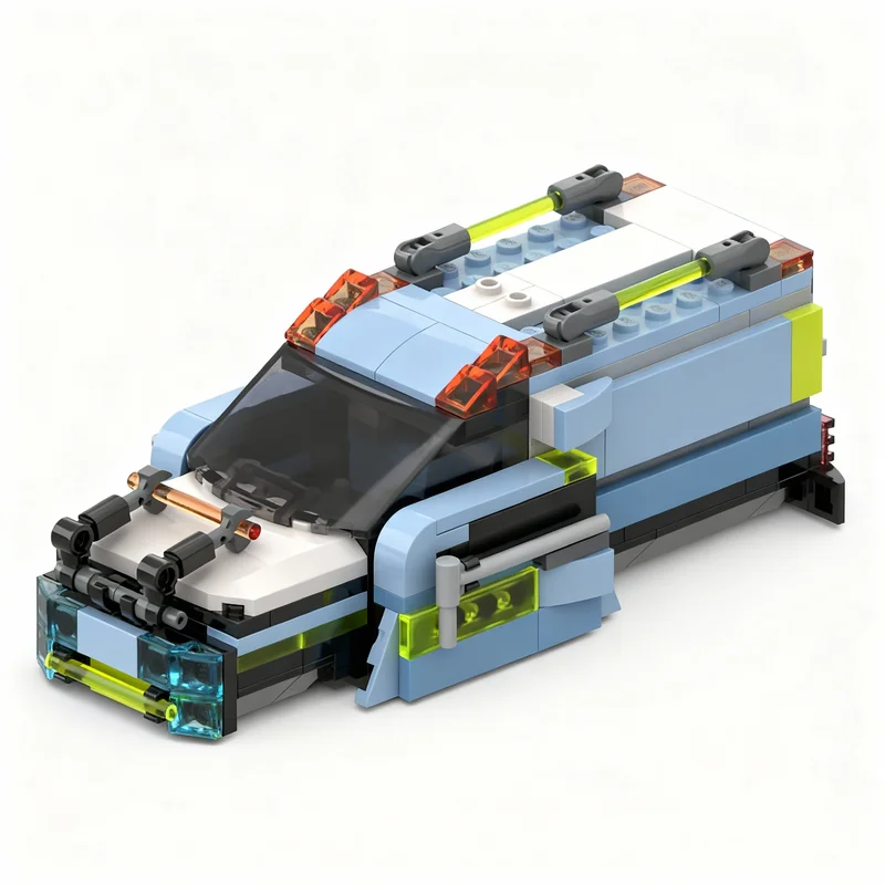 218ピース-mocシティチャンピオンズ-スーパーカー-ホバーカーゴバン-モデル-テクノロジー-diy組み立てビルディングブロック-ディスプレイ-誕生日プレゼント-デコレーション