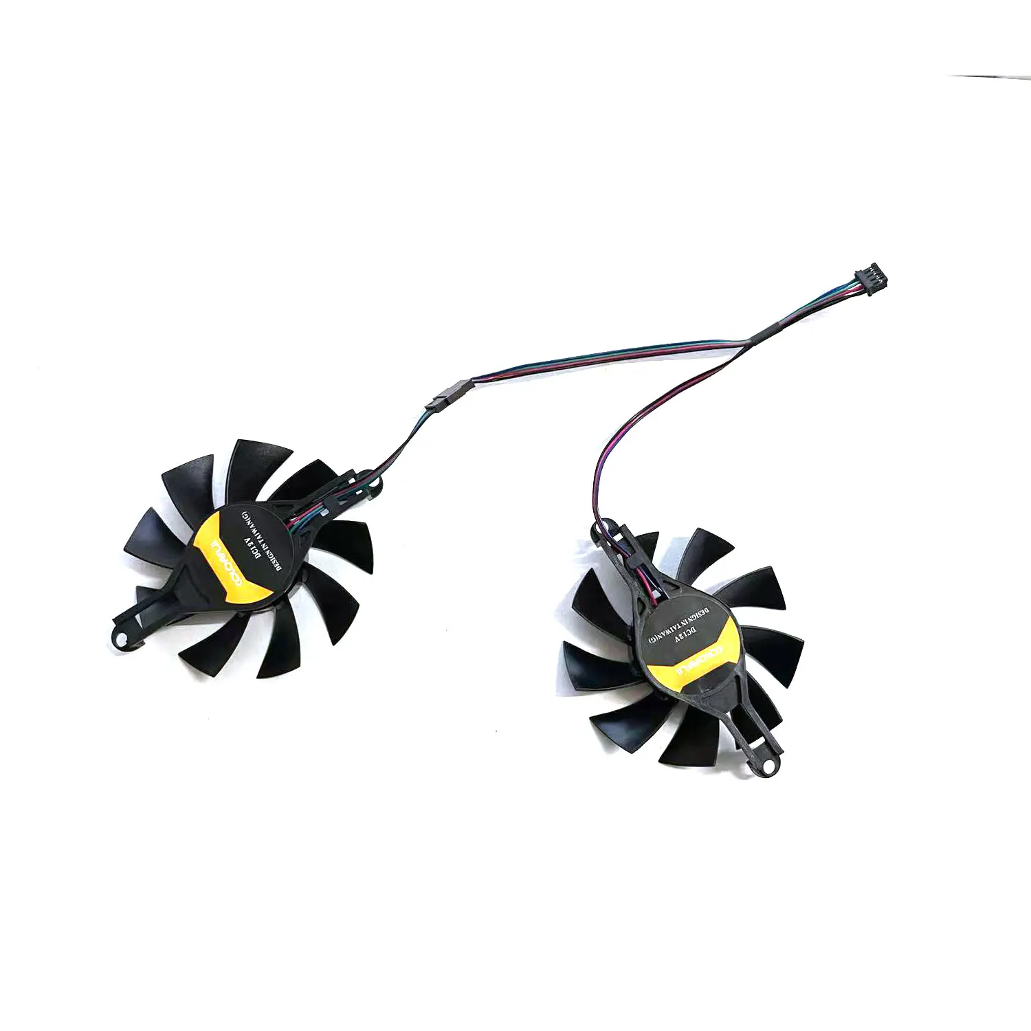 New 75MM 4PIN RX 580 GPU Replacement Fan for SOYO AMD RX580 8GB graphics card gaming GDDR5 256-bit graphics card fan