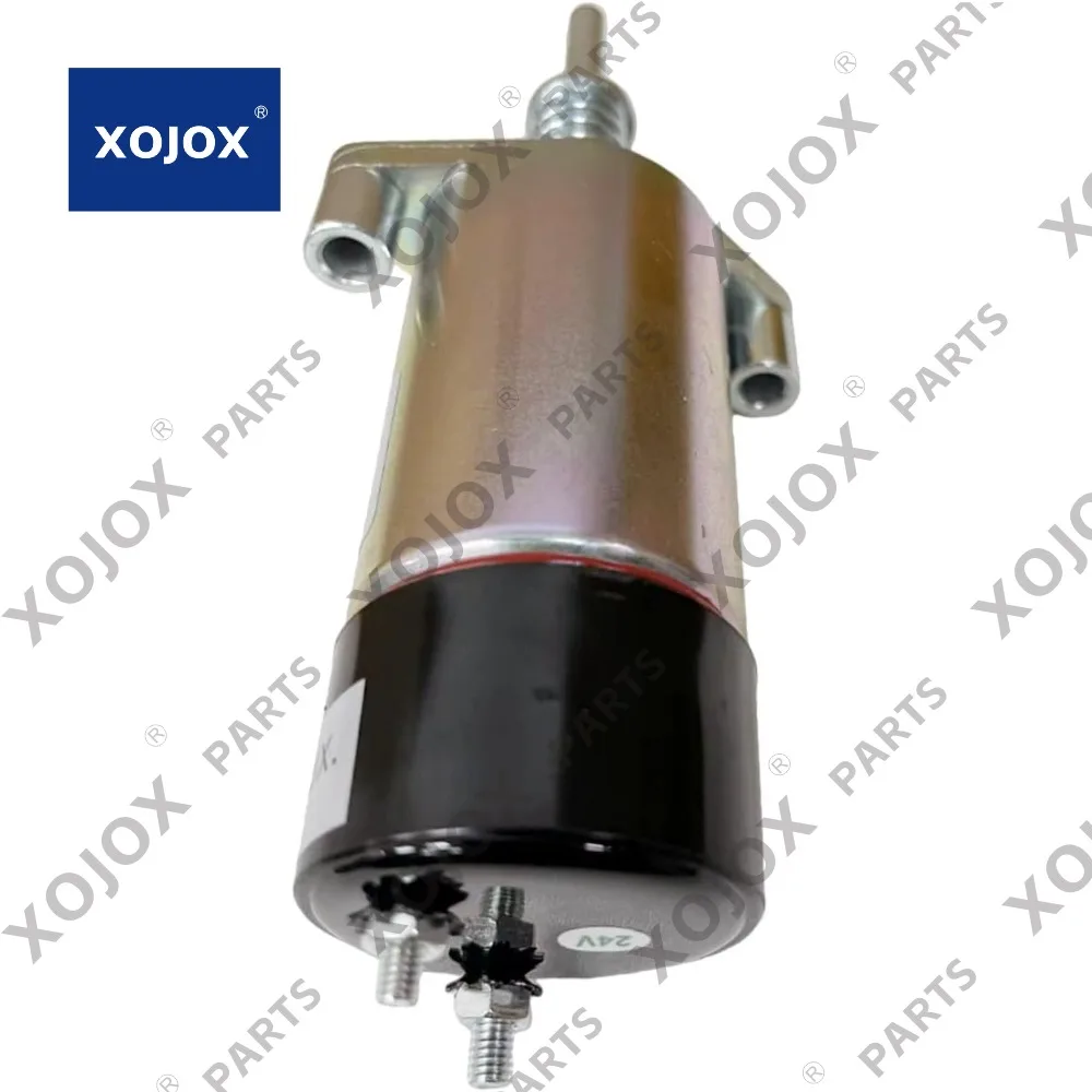 Xojox 125-5774 1255774 válvula solenóide de desligamento de combustível 24v se encaixa para motor caterpillar cat 3304 3304b 3306 3306b 3306c 3406b 3406c