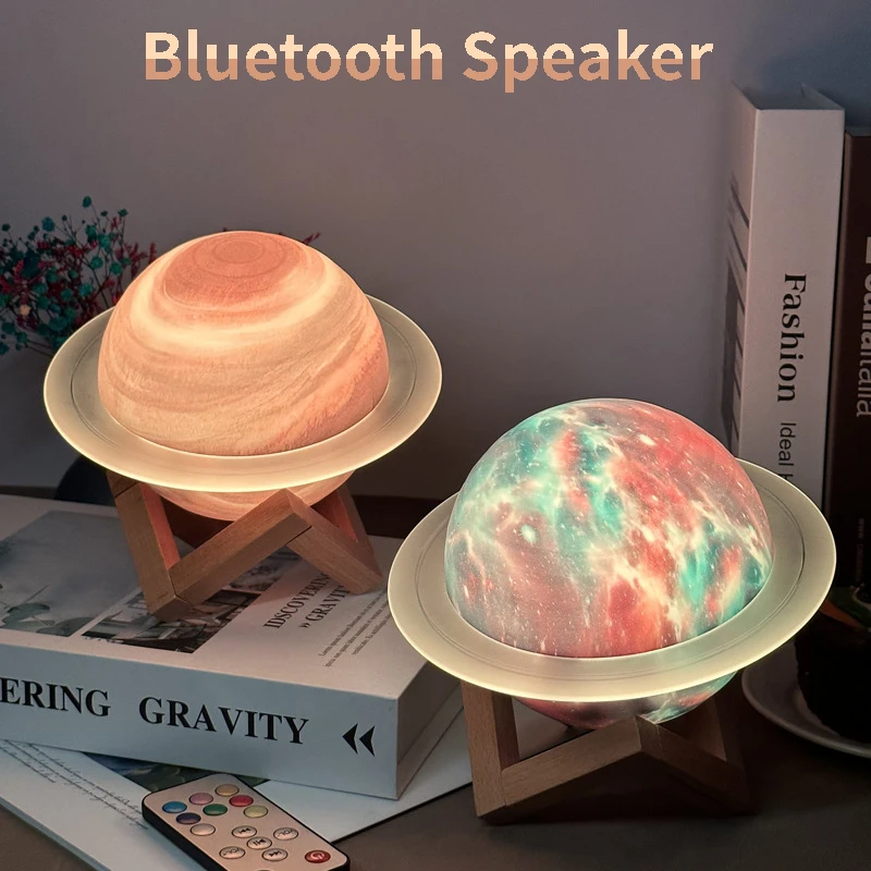 

New LED Bluetooth Speaker High-quality Colorful Lights Wireless Small Sound Box Subwoofer Portable Desktop Home decoration Gift