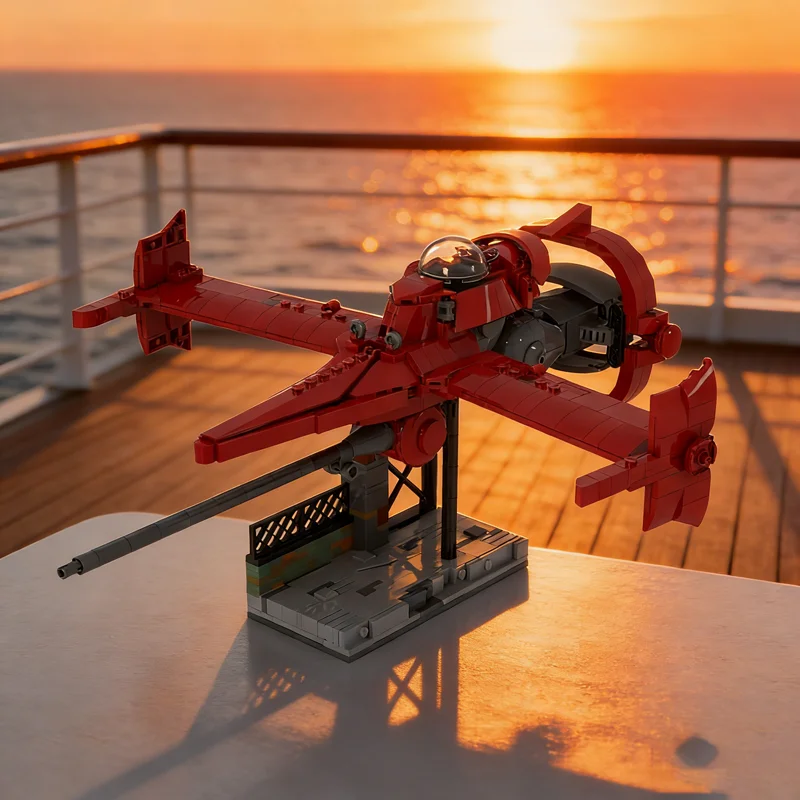 716 Uds. MOC Swordfish II vaquero Bebop modelo espacial Juguetes de bloques de construcción construcción Idea de regalo de Navidad educación niños cumpleaños