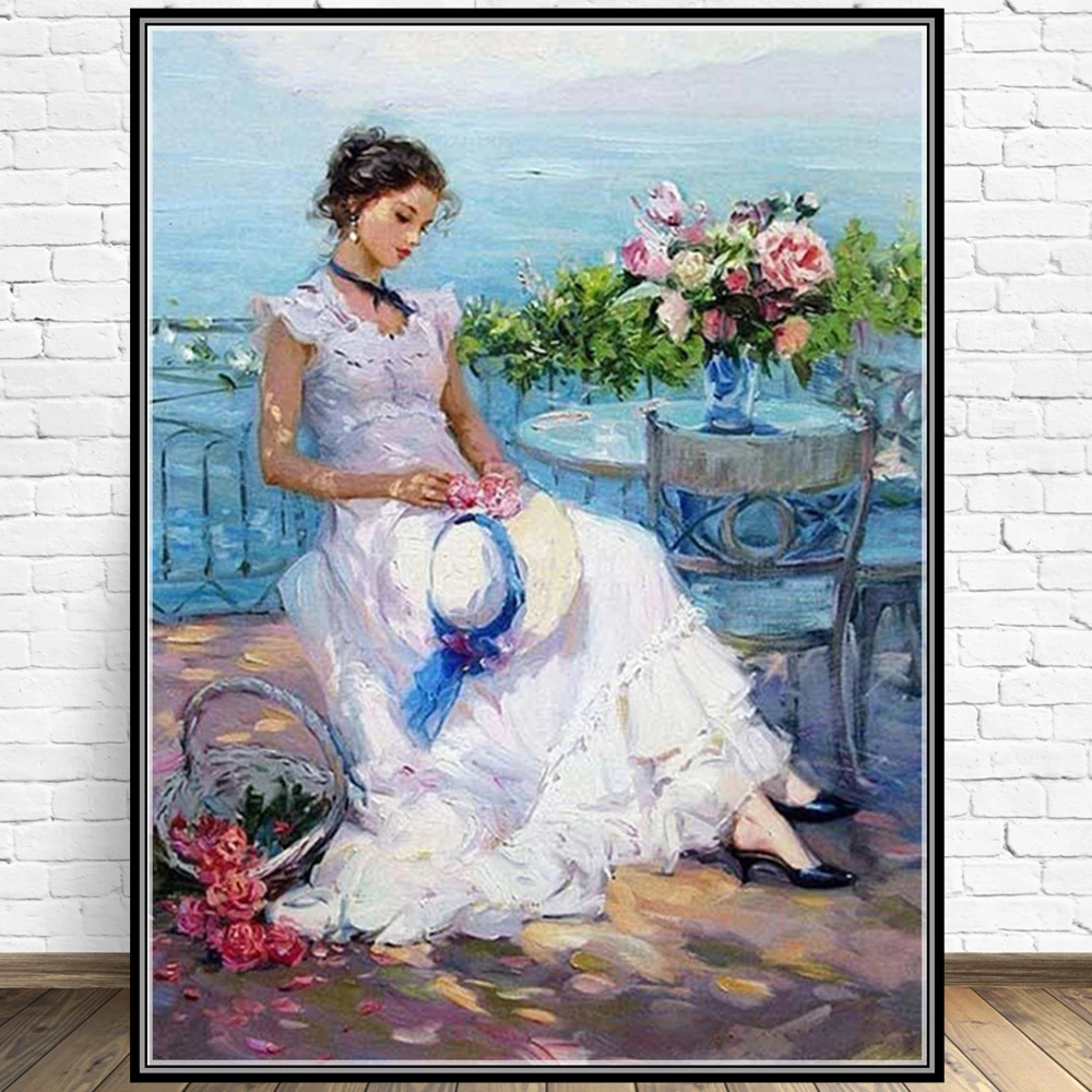 Classic Portrait DIY 5D Diamond Painting Full Drill Square Round Embroidery Mosaic Art Picture Of Rhinestones Home Decor Gifts