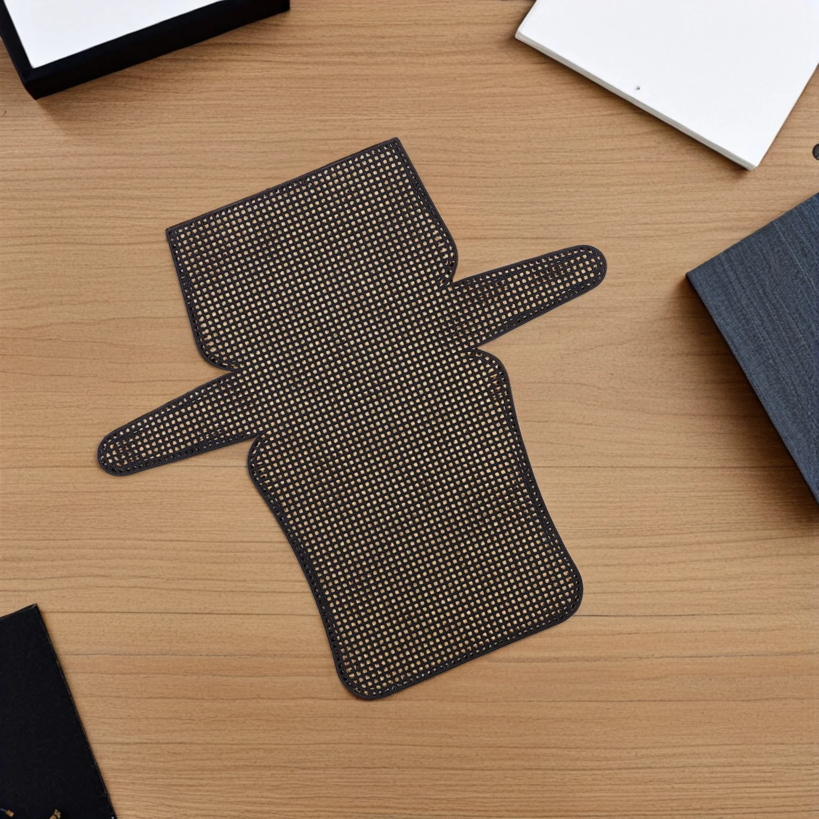 7 Stuks Plastic Raster Canvas Stukken Voor Borduren Multifunctionele Veelzijdige Craft Kit 13.9X13.2 Plastic Mesh Net Mesh Grid vel