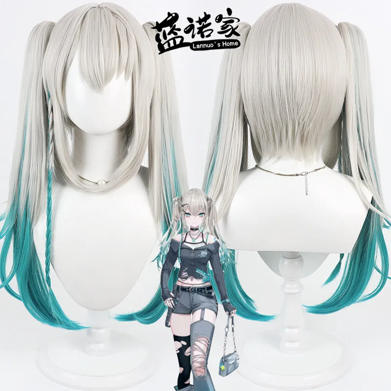perruque-de-cosplay-virtuel-youtube-vtuber-rei7-accessoires-de-fete-d'halloween-et-de-carnaval-cheveux-synthetiques-en-fibre-resistante-a-la-chaleur-bonnet-de-perruque