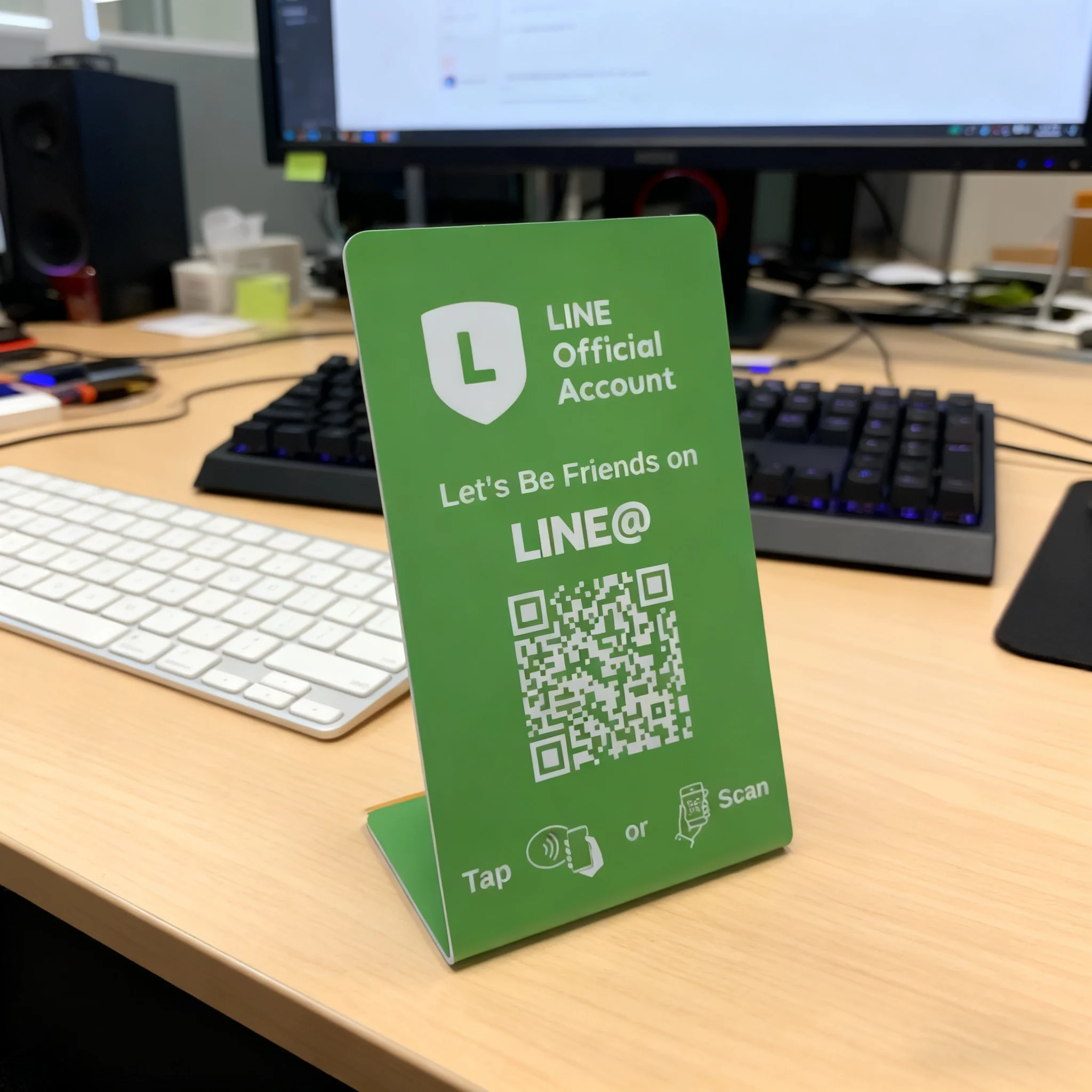 NFC 215 Programmierbare Google-Bewertungskarte NFC-Station für Tische 13,56 MHz QR-Code kann unabhängig zur Verknüpfung mit der Standkarte eingestellt werden