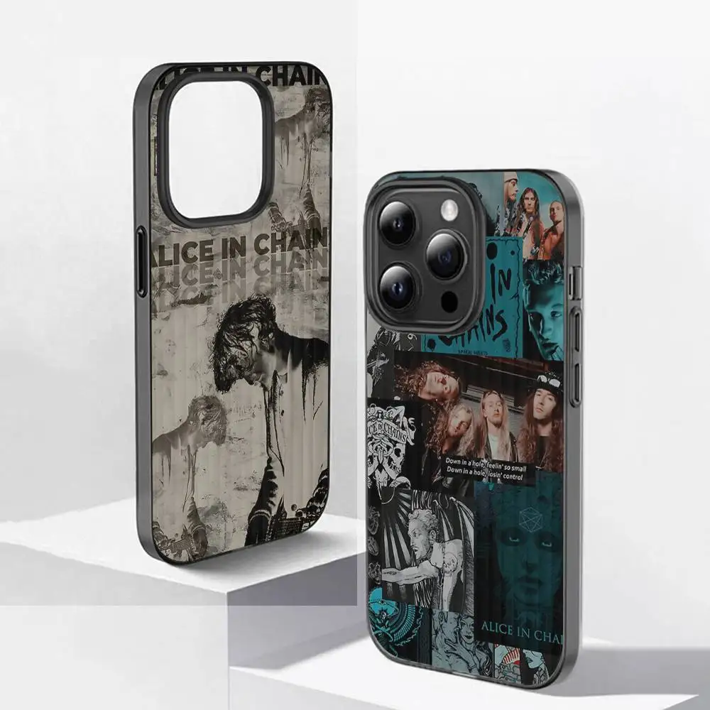 الفرقة أليس في سلاسل جراب هاتف آيفون 16 15 17 برو 11 12 13 14 برو ماكس زائد لينة تموج غطاء سيليكون قذيفة