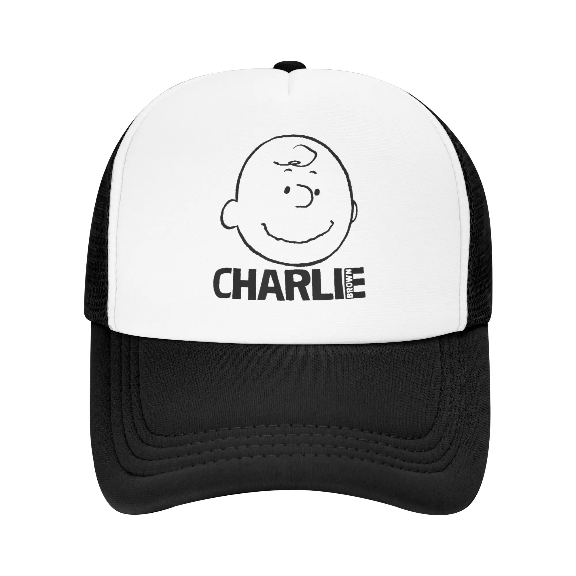 Peanuts Charlie Brown Snoopy Trucker Caps Men Women Popular  Mesh Baseball Cap Summer Breathable Racing Cap