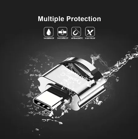 Type C To Microsd TF Adapters OTG Smart Memory Card Reader Type-C Micro USB To Micro-SD Adapter For PC/Mac