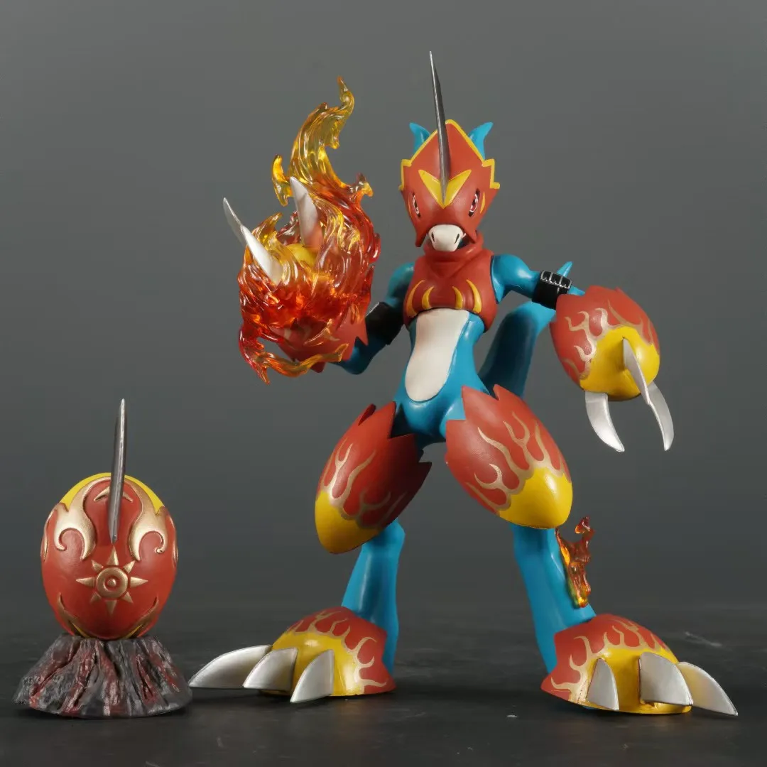 Figura de monstruo Digital de 18cm, figura de Fladramon Gk Digimon, figura de acción coleccionable, decoración de dibujos animados, modelo, juguete para niños, regalo de Navidad