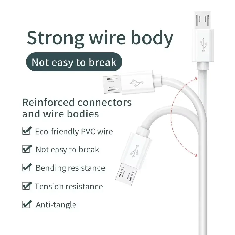 Ultra-long Android charging cable suitable for monitoring driving recorder printer Micro USB extension charging cable 3M 5M 10M