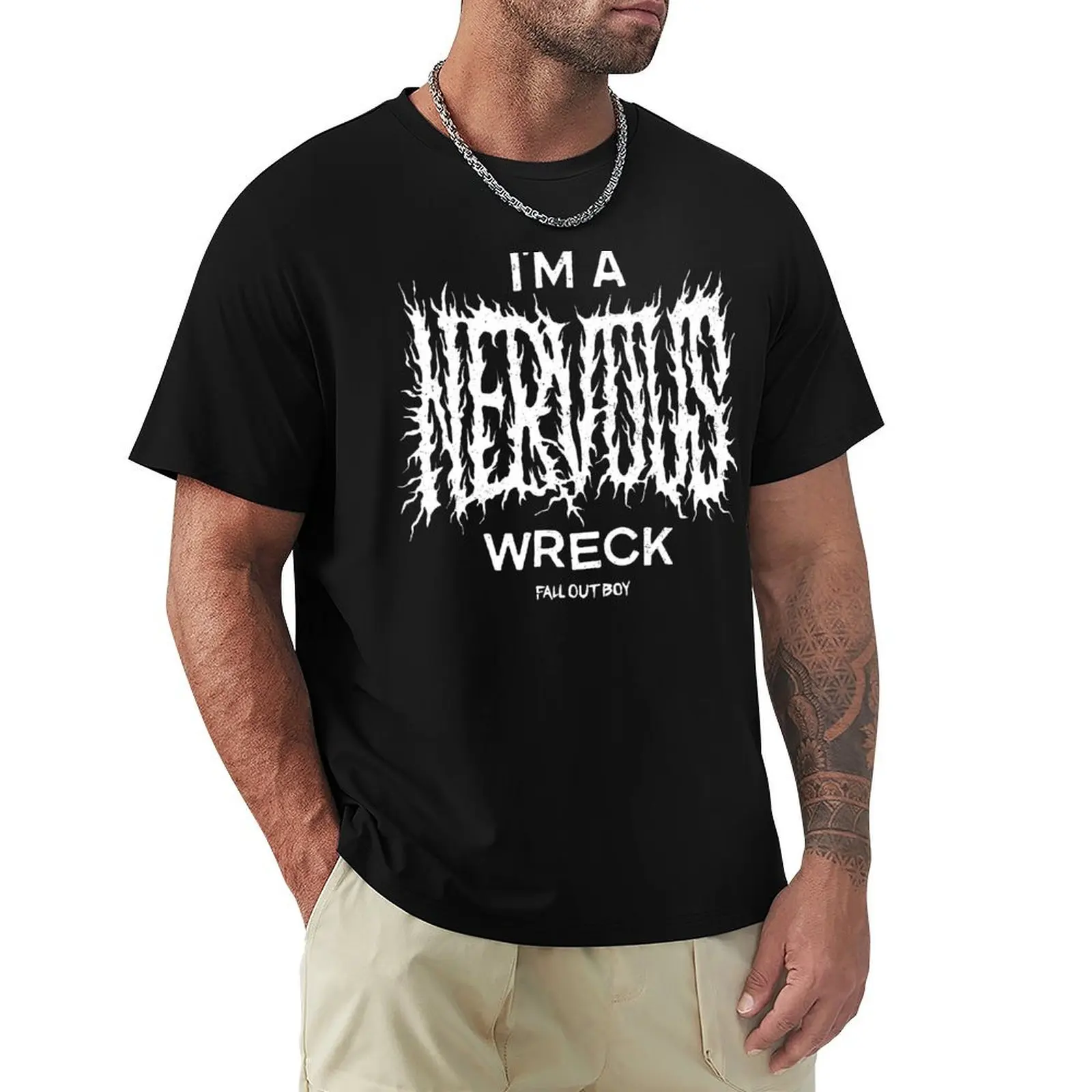 Nervous T-Shirt Functional Casual Short Sleeve Tee