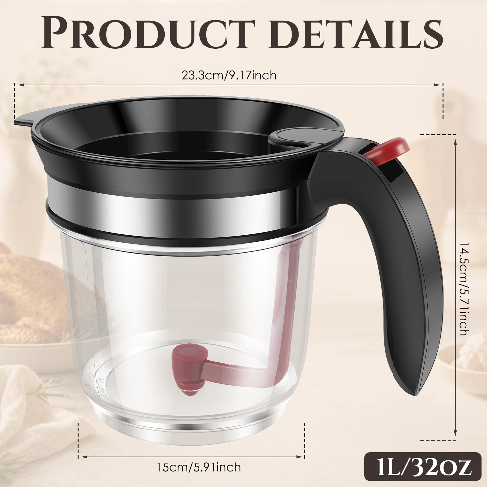 Yağ Ayırıcı, Altından Açılan,  - Kitchen Gadgets Built In incelemesi ve fiyatı